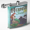 Mermaid Tears Stainless Steel 8 oz Liquor Flask